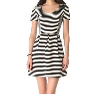 J Crew Striped A-Line dress